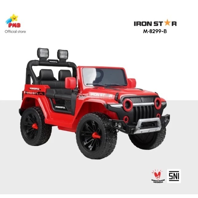 BONUS BUKU MOBILAN AKI ANAK PMB M 8299 BAN KARET MOBIL JEEP RUBICON IRON STAR NEW