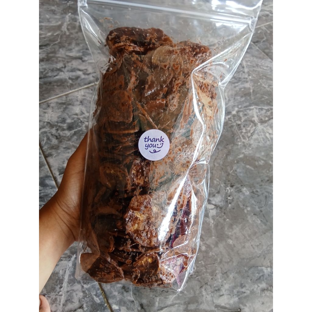 1kg Keripik pisang coklat & aneka rasa