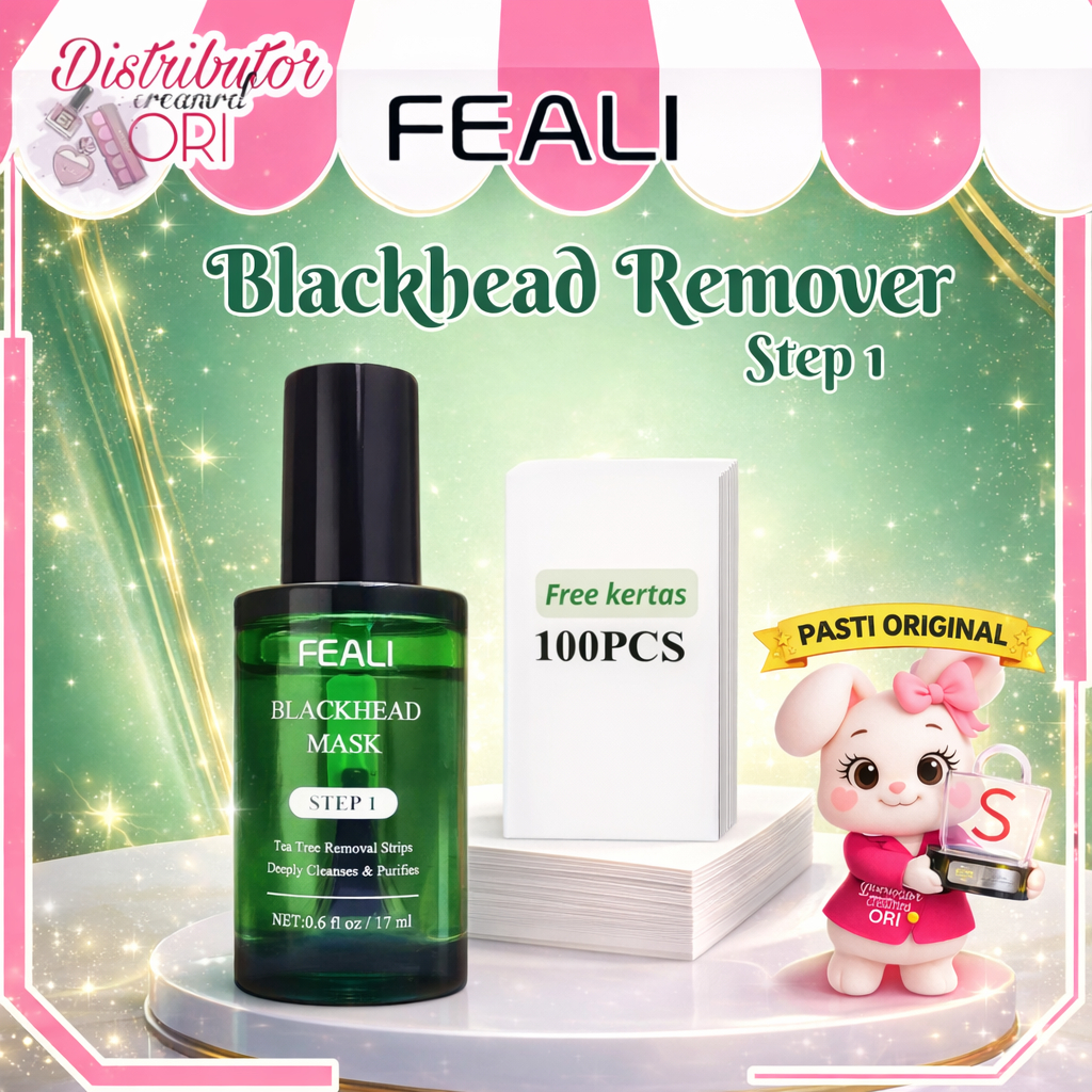 FEALI Blackhead Remover Mask Step 1 Peel Off / pengangkat komedo