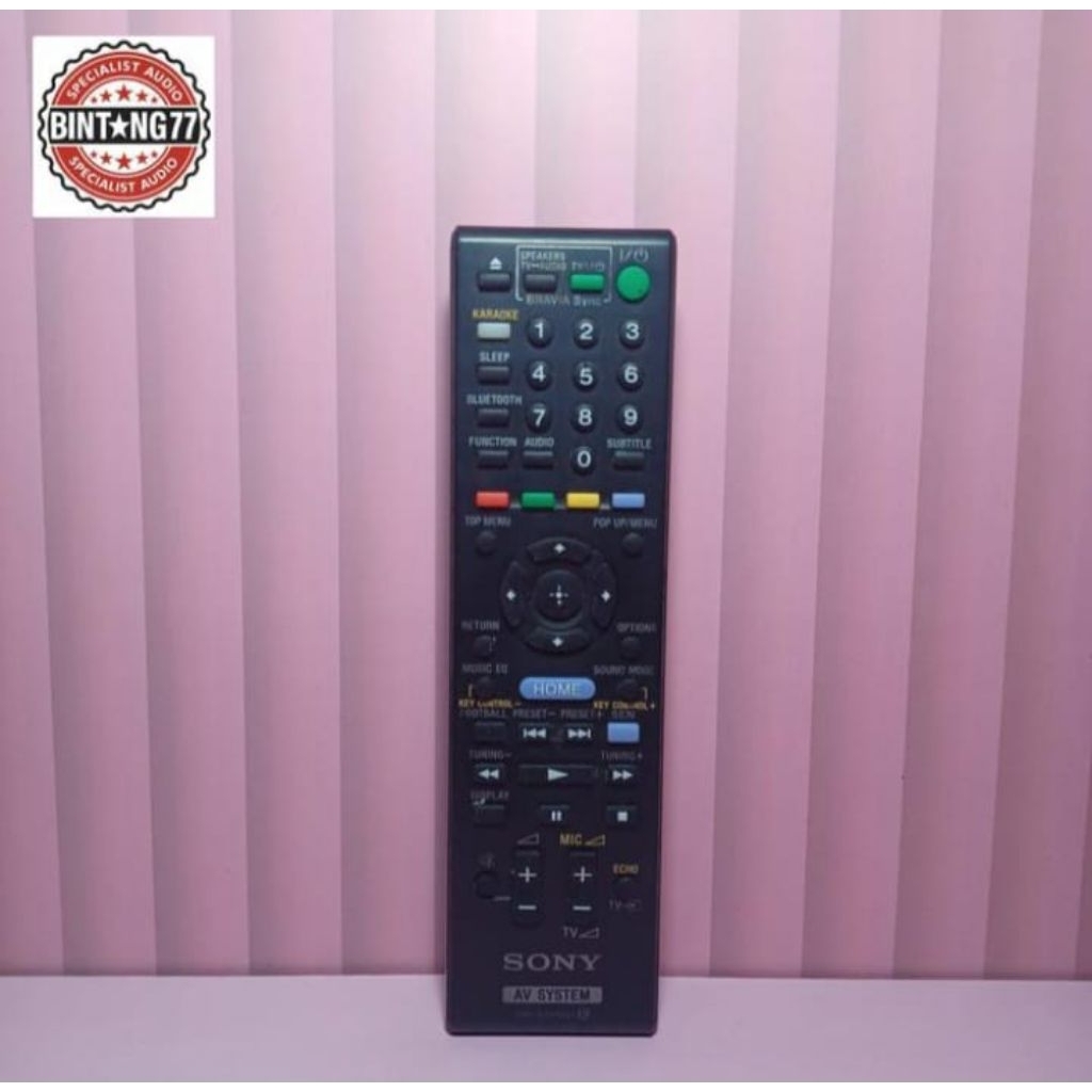 REMOTE HOME THEATER SONY BLURAY ADP091 ORIGINAL