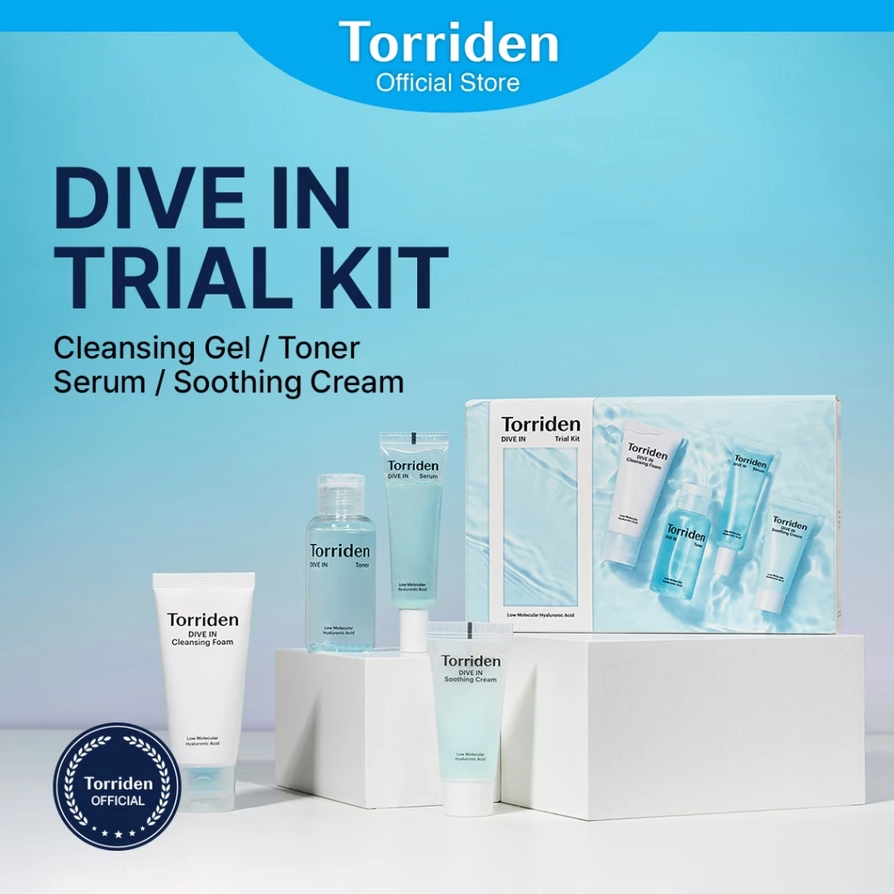 [NEW ORI] TORRIDEN DIVE IN Skin Care Trial Kit