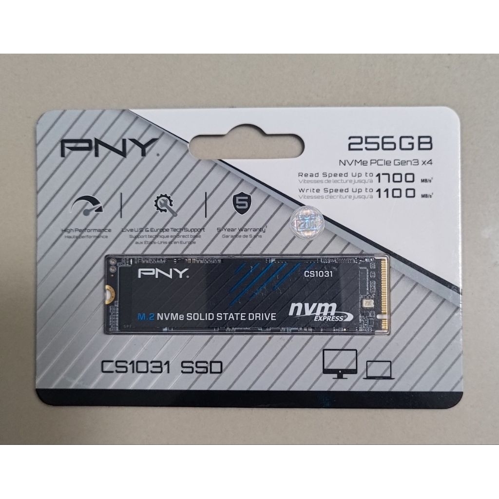 SSD NVME PNY 256GB NEW Original Garansi ON