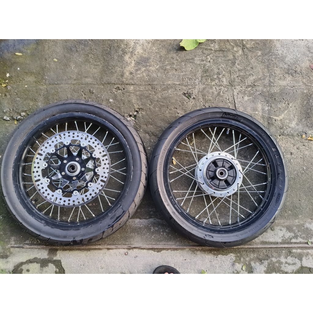 VELG SET JARI JARI RING 17 PNP CB, GL, MP, TIGER KONDISI SIAP PAKAI