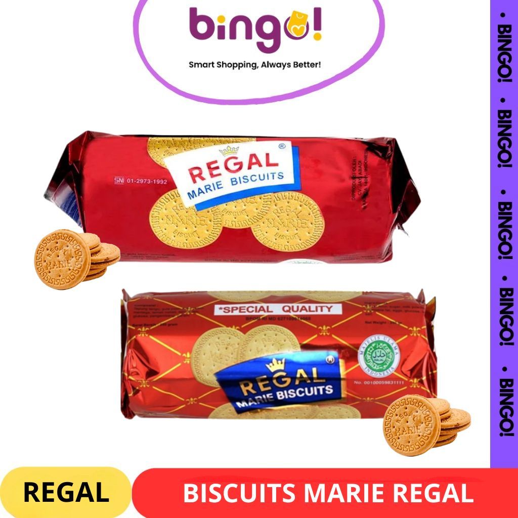 Regal Marie Biskuit 230gram & 125gram | Marie Biskuit Susu