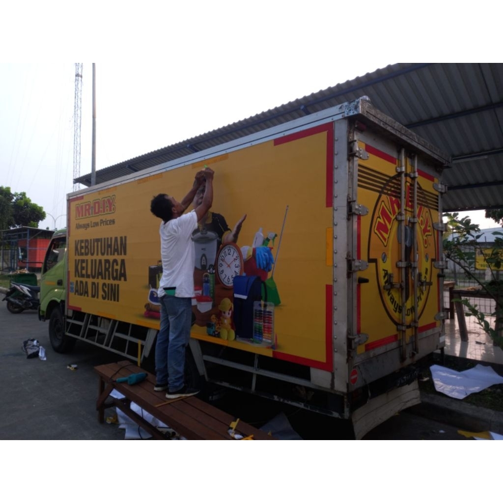 Stiker Iklan Branding Promosi Mobil Truk, Box dll - Sticker Branding Promosi