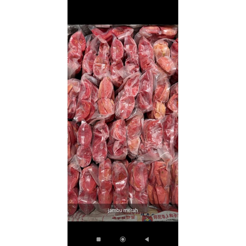 Jambu merah frozen