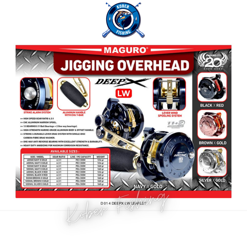 REEL OH MAGURO DEEP-X LW JIGGING