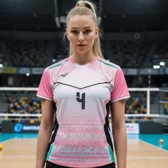 Kaos Voli Wanita Printing + Nomer Jersey Volly Atasan Olahraga Volley Cewek Baju Volli Sport