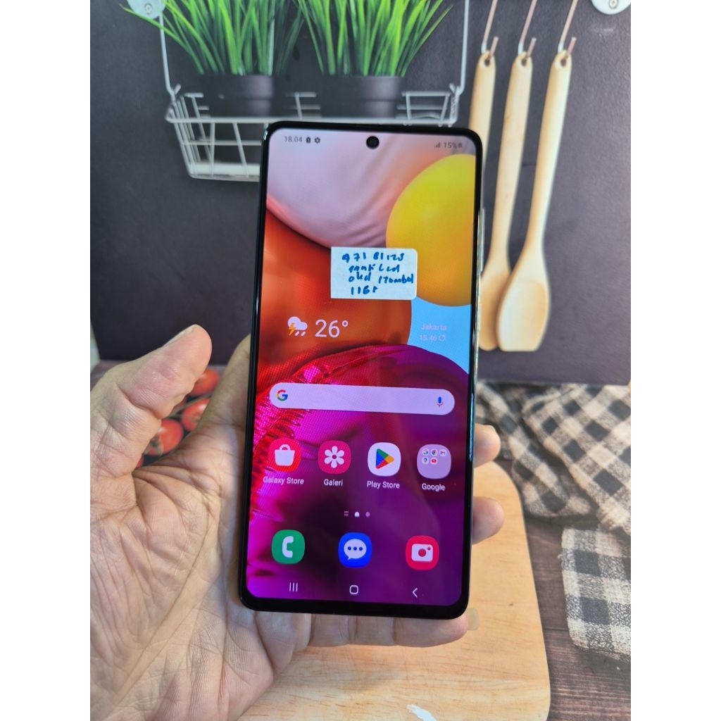 Samsung Galaxy A71 Ram 8Gb Rom 128Gb Sein Batangan Ada Minus Cek Deskripsi