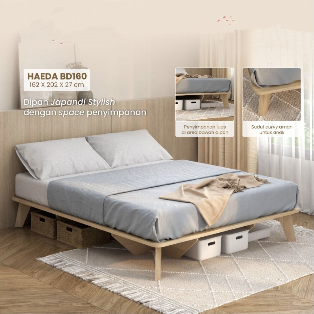 Pira divan ranjang tempat tidur haeda bd 160