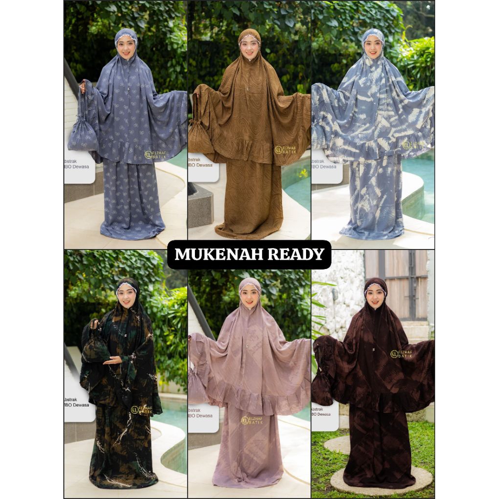 MUKENA ELZHAF LAJURAN & ATAS BAWAH //READY