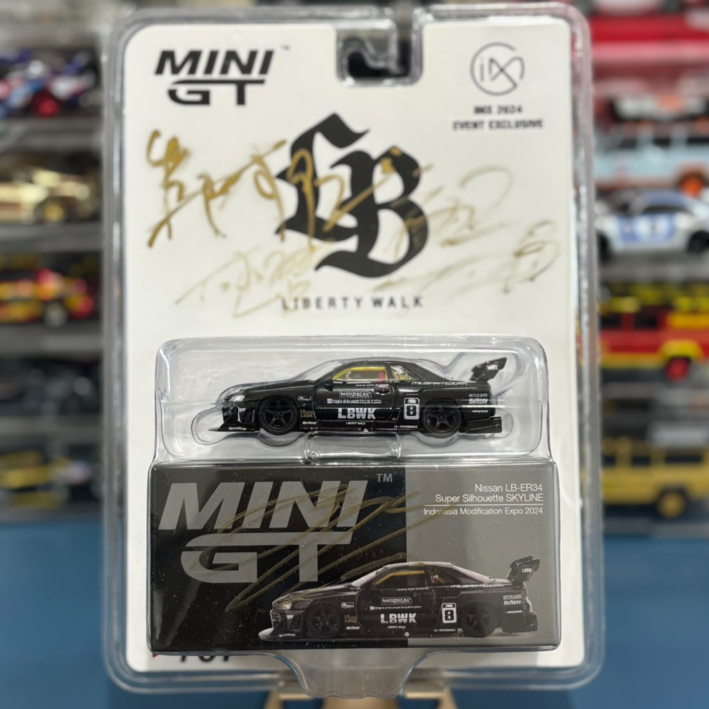 Mini GT 797 - Nissan LB-ER34 Super Silhouette SKYLINE - IMX 2024 Event - Blister Pack | MGT00797-R
