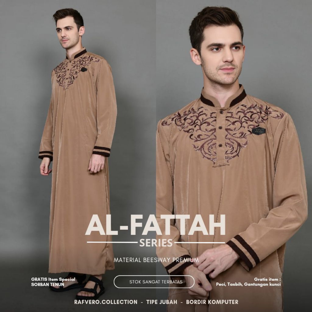 BEST SALE Gamis Pria AlFattah ORIGINAL RAFVERO - Gamis Jubah Pria - RAFVERO ORIGINAL