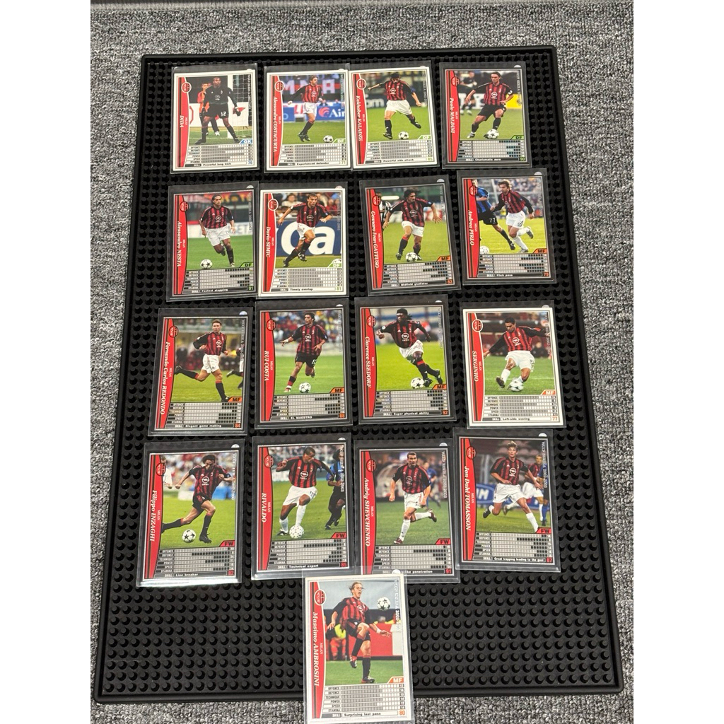 Kartu Panini WCCF AC Milan Complete Team 2002-2003