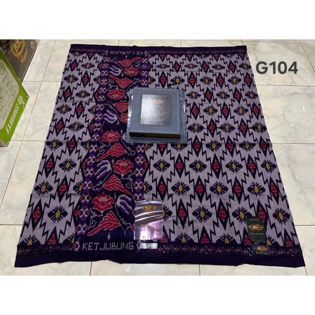 SARUNG KETJUBUNG TIPE GOYOR GRADE RED / GOLD BISA COD