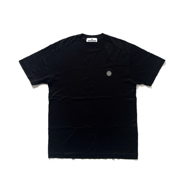 STONE ISLAND Logo Patch 701524113 T-shirt - Black (Authentic/Original)