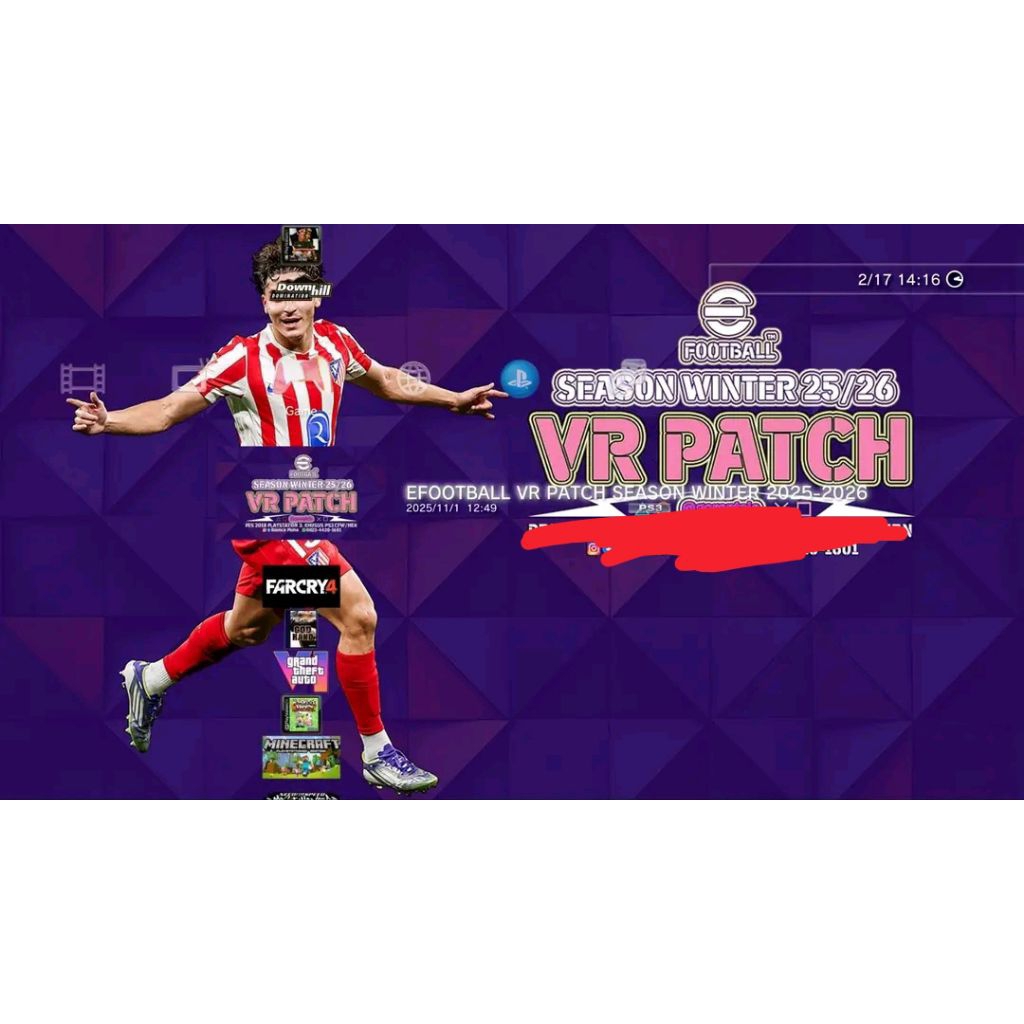 Efootball VR PATCH WINTER 2026