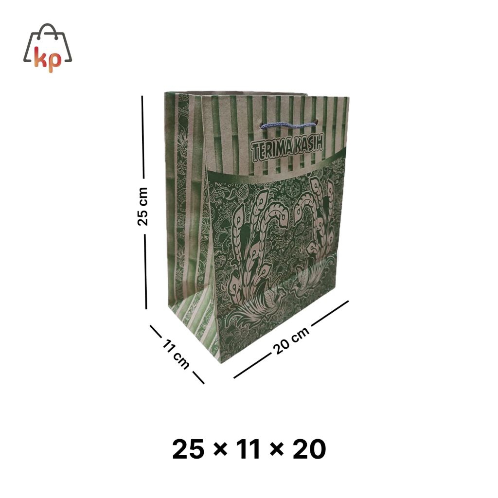 Paperbag 25x11x20 batik