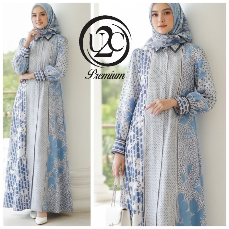 FAUZIAH SET SYAR'I By BUTIK U2C DRESS sett hijab YUTUSI MEWAH TERBARU DRESS DAILY PREMIUM BRANDED GA