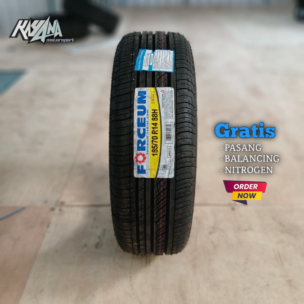 Ban Mobil FORCEUM ECOSA 185 70 R14 Ban Mobil Tubles Murah r14