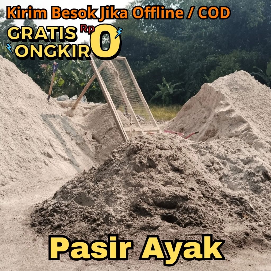 Pasir Plester Ayak / Pasir Pasang Ayak / Pasir Ayak