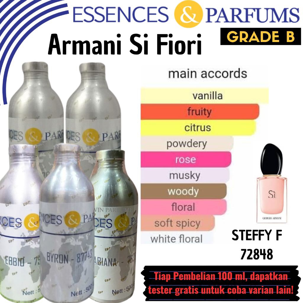 Bibit parfum repacking 100 ML parfume bibit luzi parfarome kualitas bibit parfum si fioriii essences