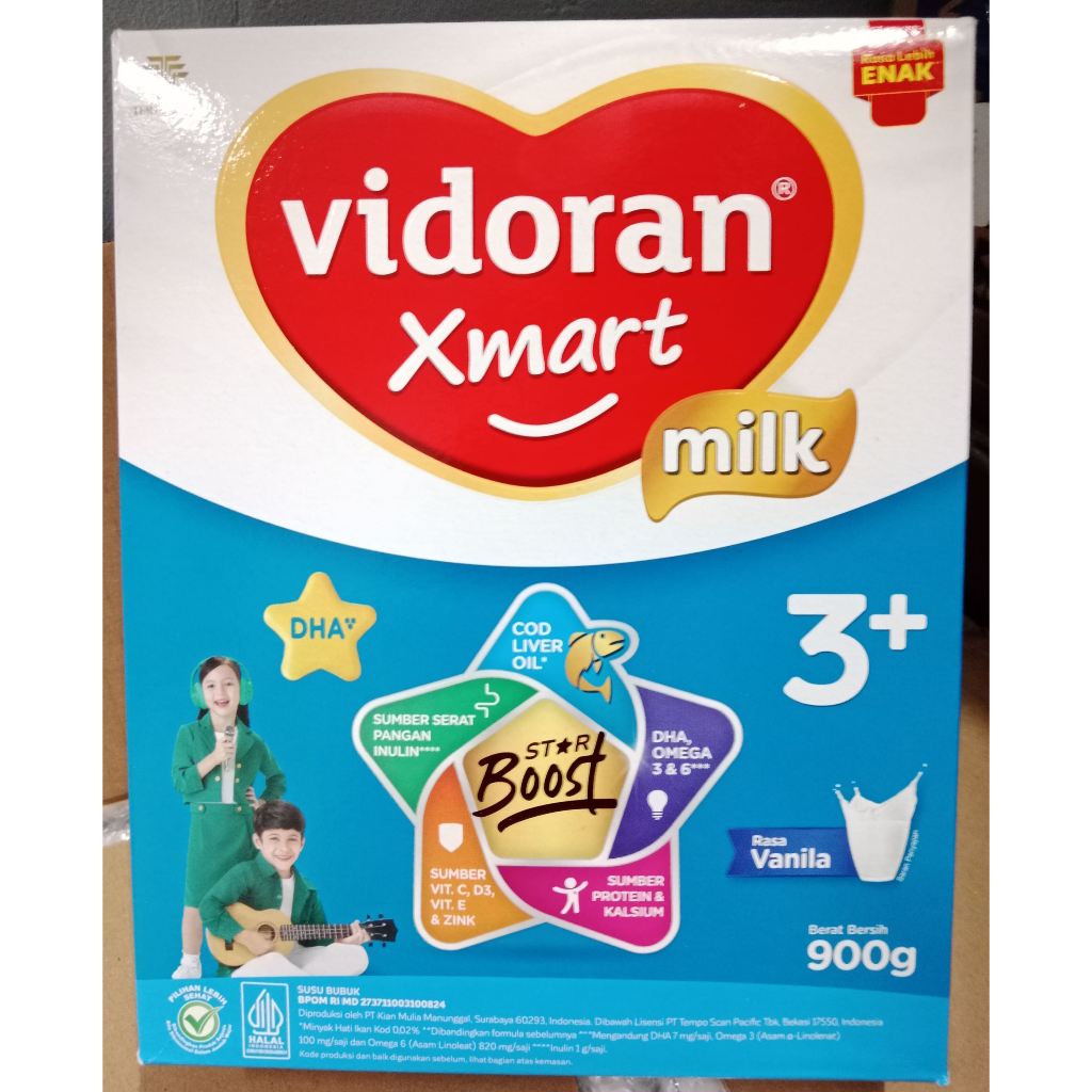 Vidoran Xmart 3+ Vanila - 700gr/900gr
