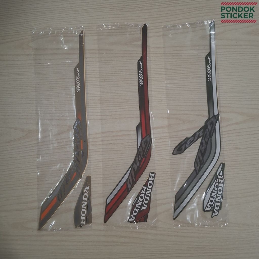 Striping sticker Honda Genio ISS 2026