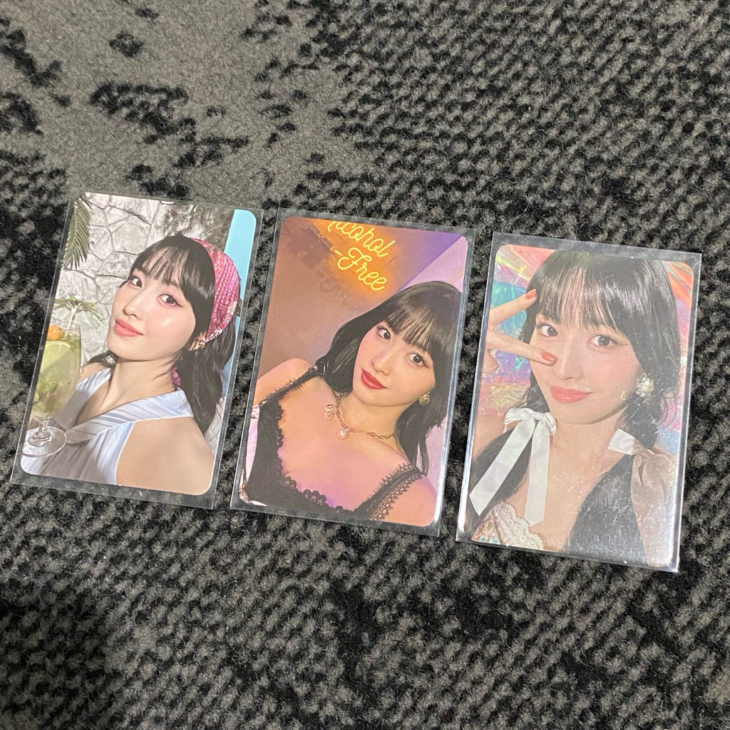 twice momo tol taste of love official pc album photocard