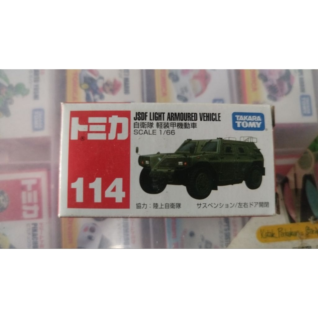 Tomica TakaraTomy no.114 JSDF LIGHT ARMOURED VEHICLE