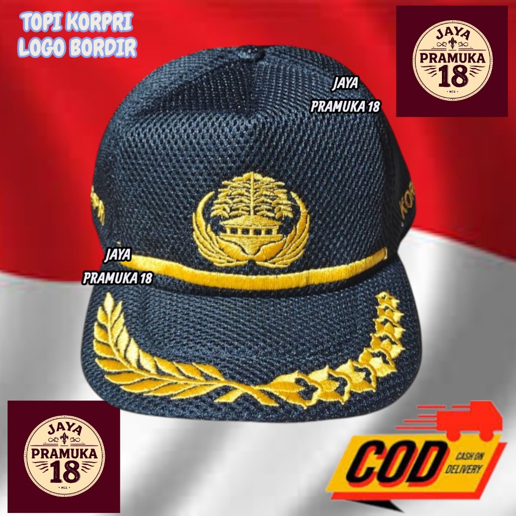 TOPI KORPRI JARING TOPI PNS TOPI ASN PREMIUM GOLONGAN 3