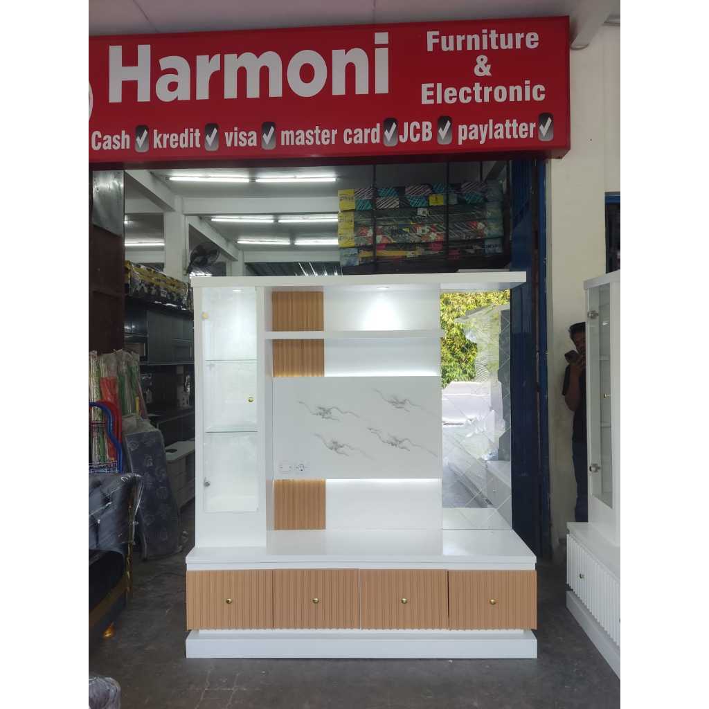 KARGO BUFET TV BACKDROP LAMPU UKURAN 180X200CM