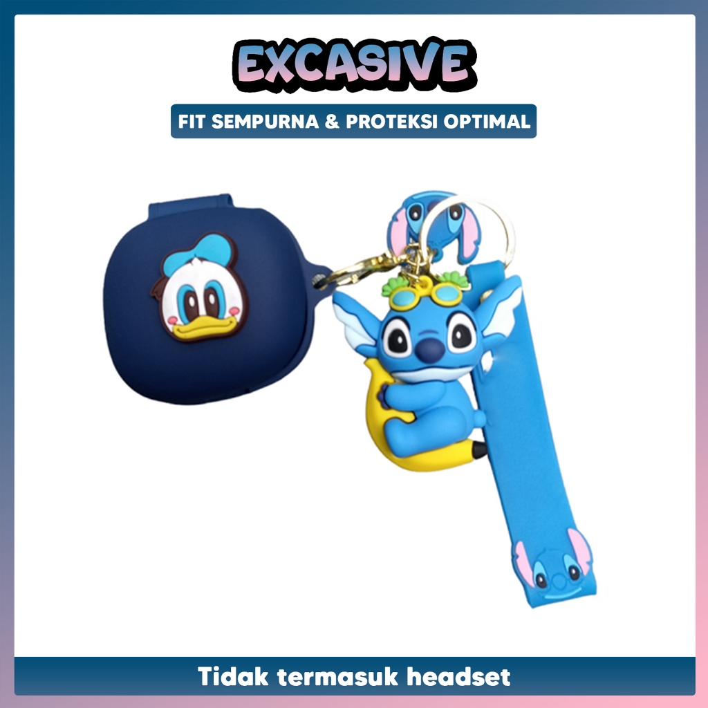 [R50i] Case Karakter Soundcore R50i Anker Duck Biru Premium Quality Soft Silicon