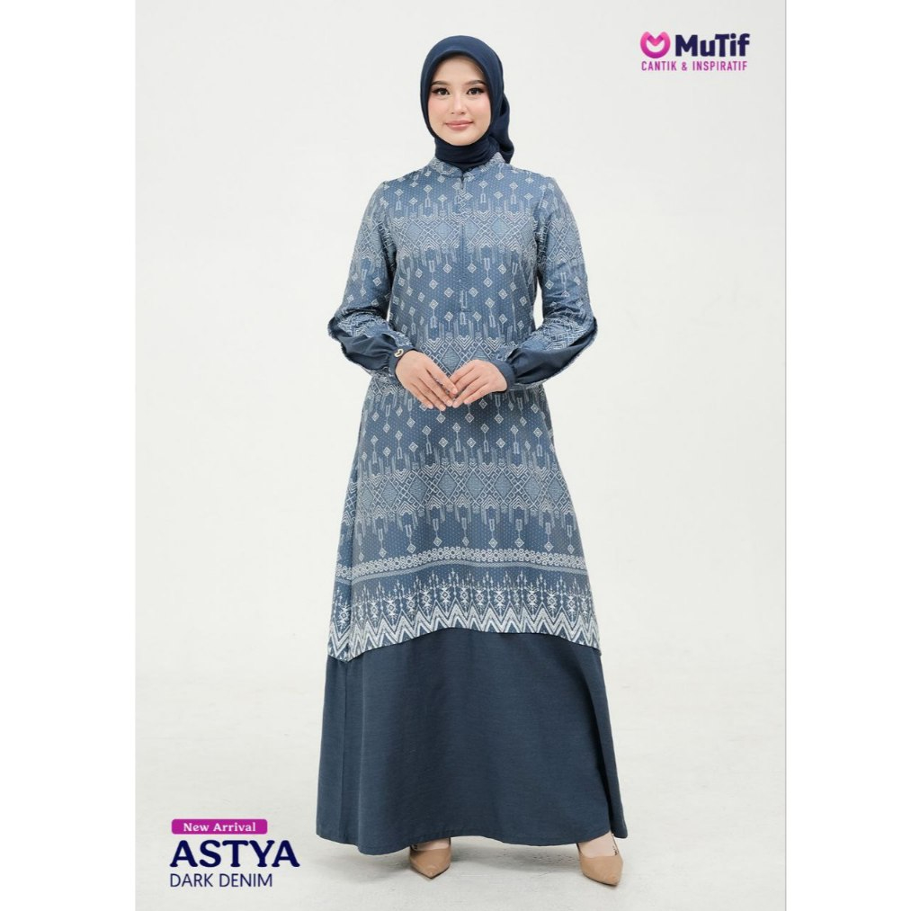 MuTif - Sarimbit Astya Dark Denim Couple Ibu & Anak