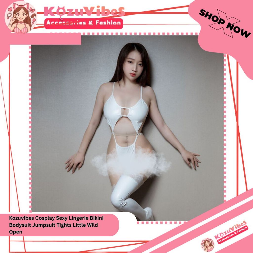KozuVibes Cosplay Sexy Lingerie Bikini Bodysuit Jumpsuit Tights Little Wild Open