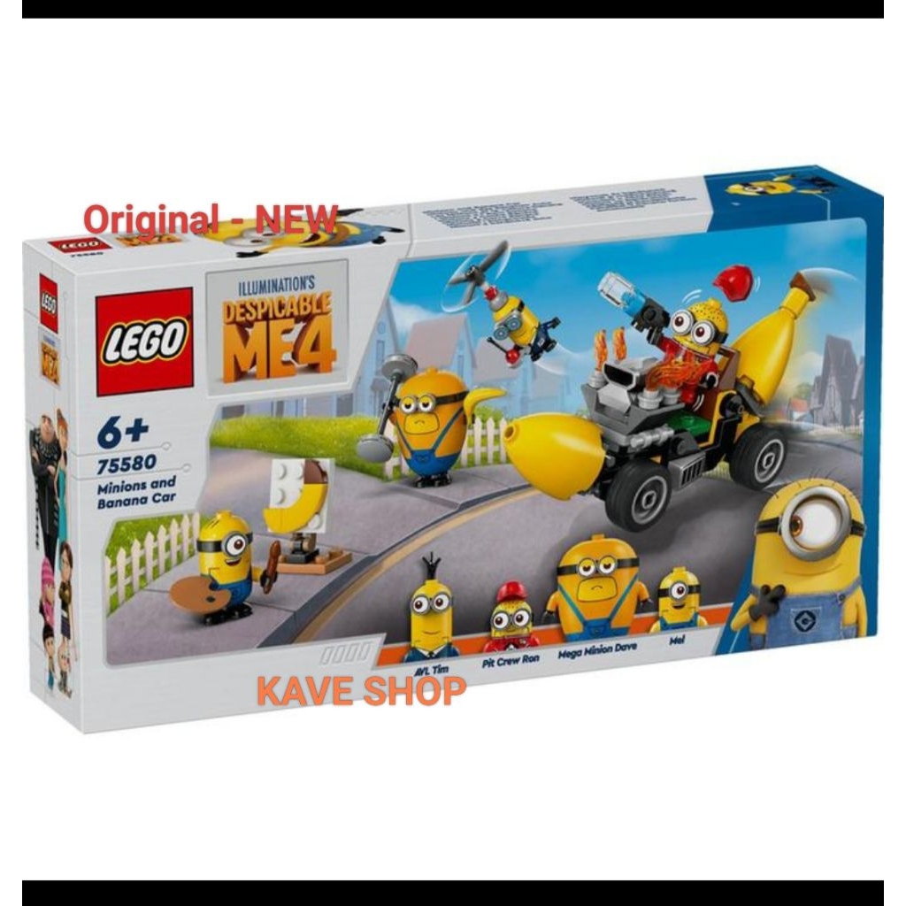 LEGO 75580 Minions : Minion and Banans Car