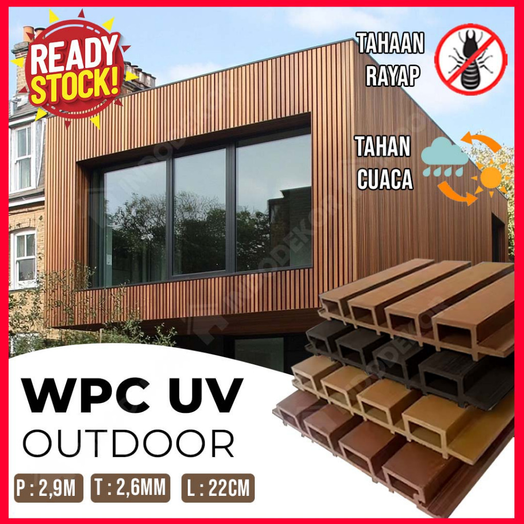 WPC WALLPANEL OUTDOOR / WALL PANEL KAYU OUTDOOR [Khusus Bandung]