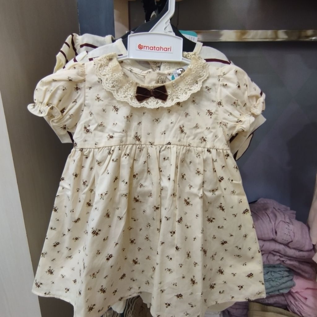 Lttle M baby - Dress new born 0-36 bulan