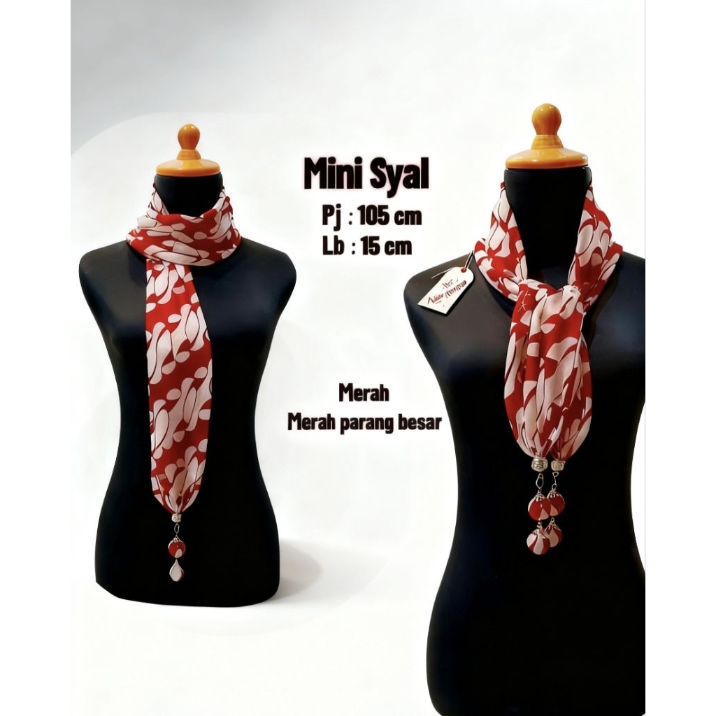 Syal Mini Batik Etnik Bahan Katun