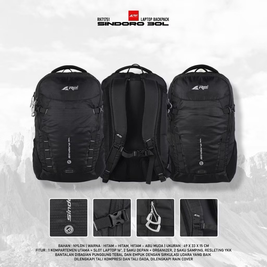 Rei Tas Ransel Sindoro 30L