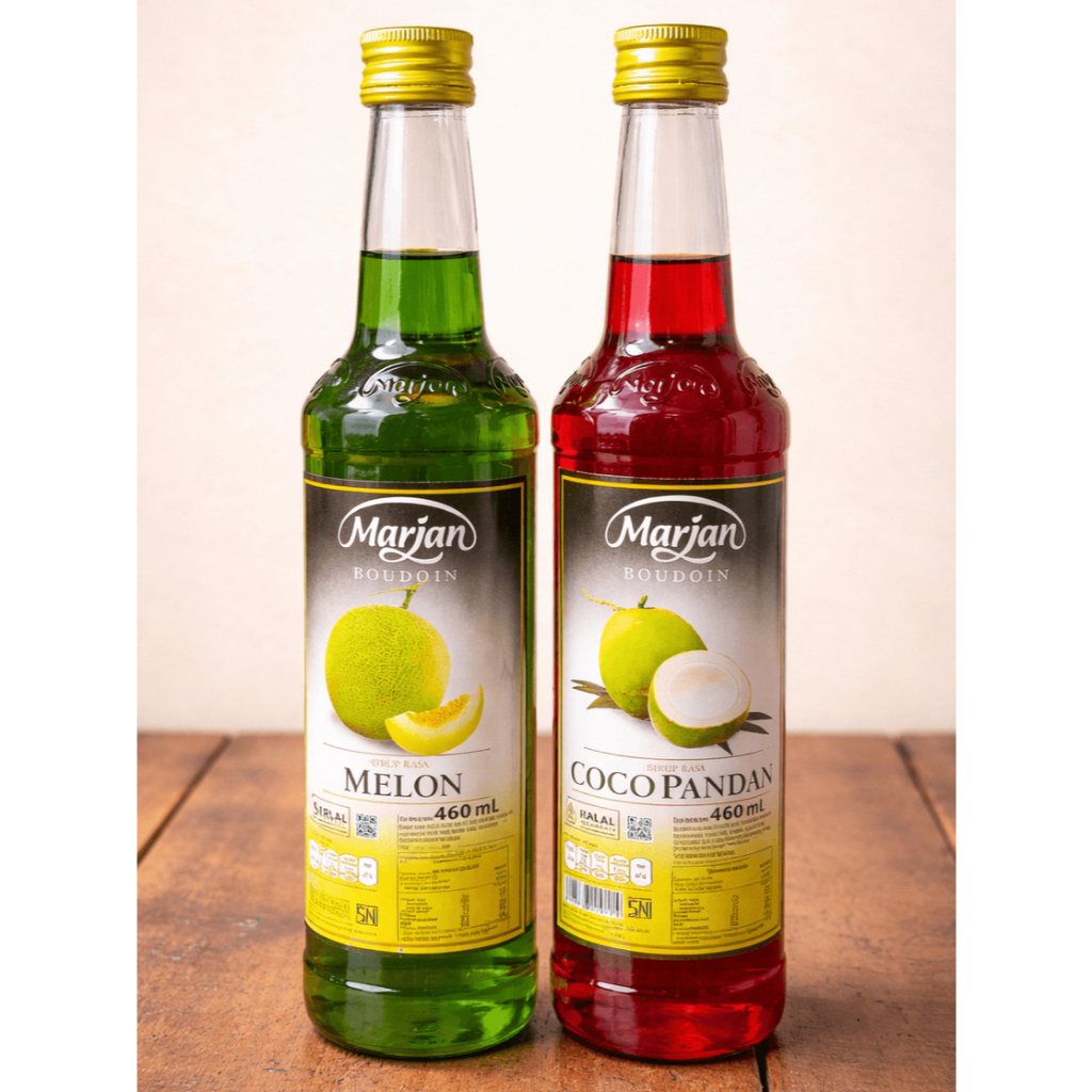 [460ml] Sirup Marjan Coco Pandan | Sirup Marjan Melon [EXPIRED SEPTEMBER 2028]