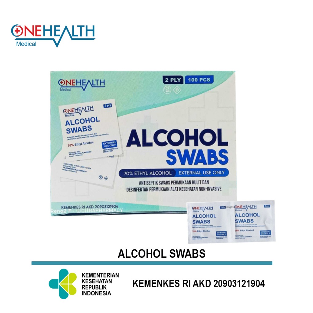Alcohol Pads - Life Resources / Kapas Tissue Alkohol One Swab