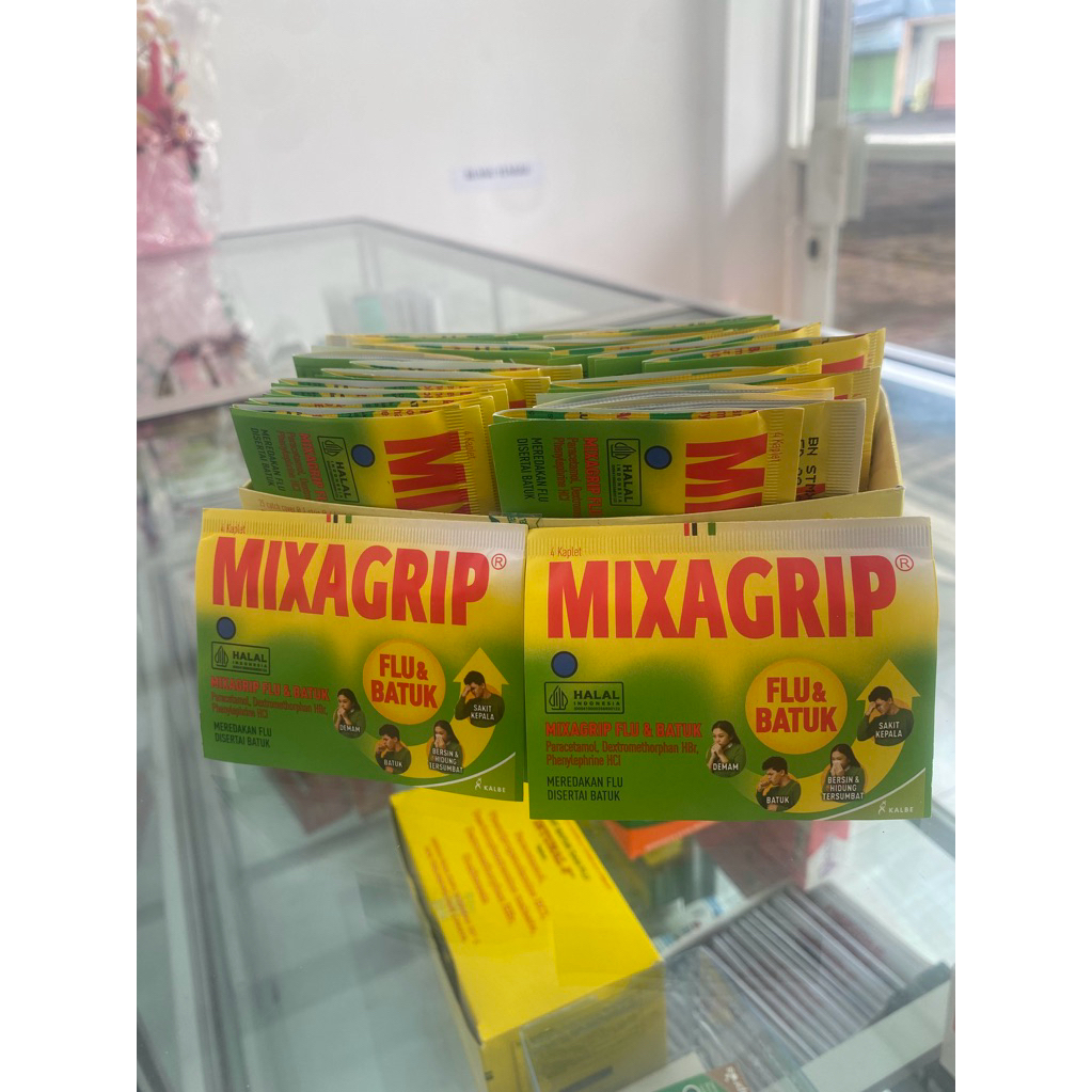 Mixagrip Flu dan Batuk Tablet Obat Batuk Obat Flu Alergi