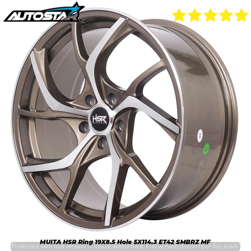 VELG MOBIL Gand Vitara SX4 HILUX RANGGA INNOVA ZENIX HARRIER DLL VELG HSR MUITA R19 LEBAR 8,5 PCD 5X