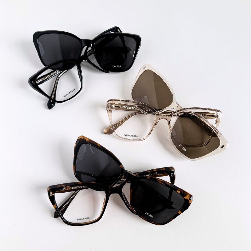 WEGLASSES CO 708 CLIPON CATEYES, FRAME KACAMATA WANITA