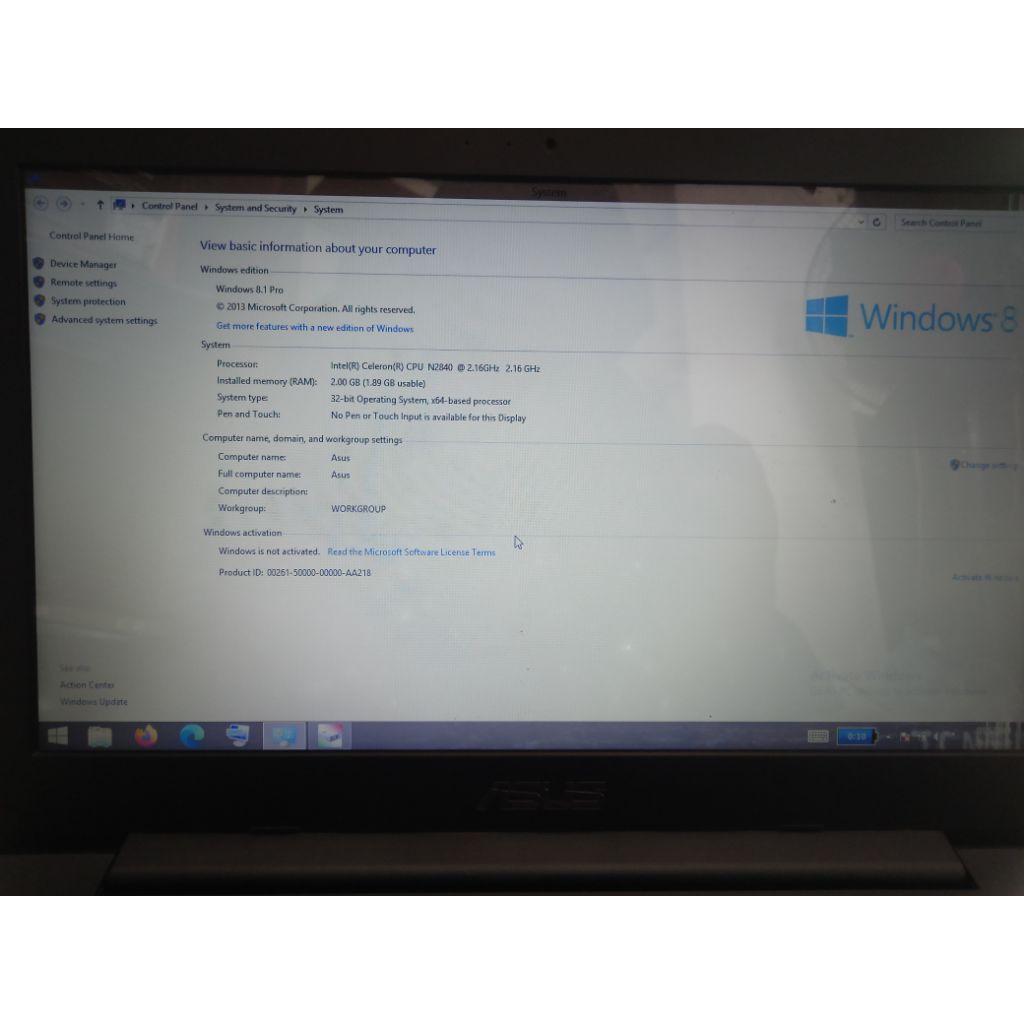 mainboard/mobo/mesin Asus X453M
