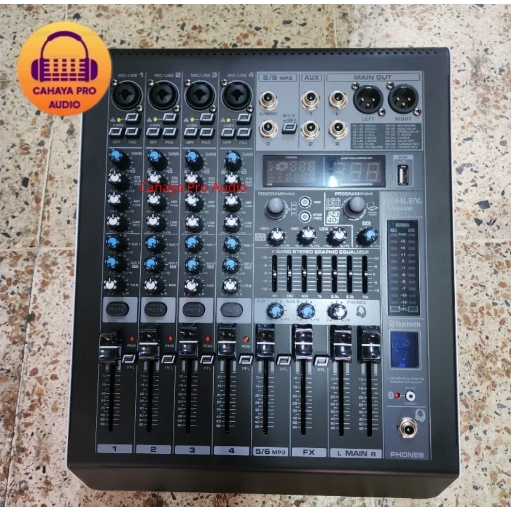 Power Mixer Ashley M 6000 M-6000 M6000 Original Mixer + Power Ashley M 6000 Model Terbaru Original