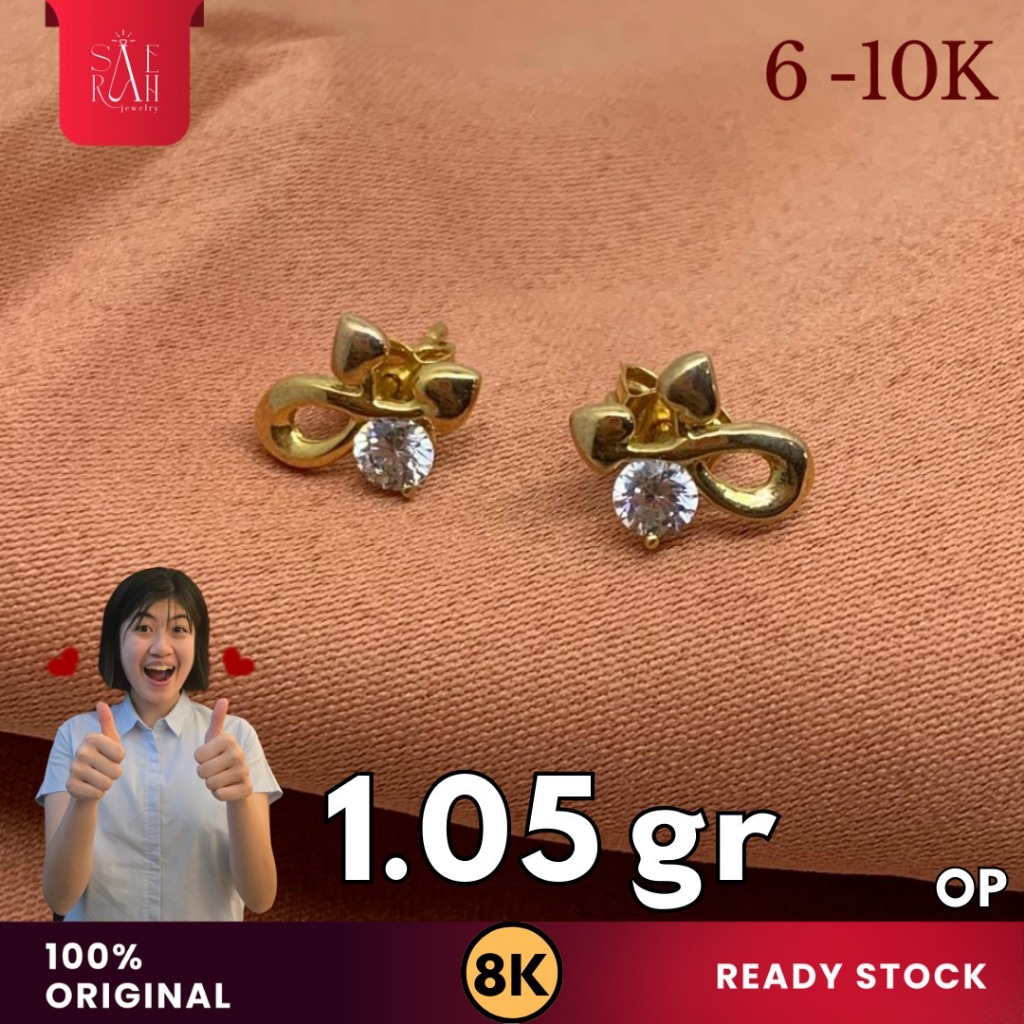 Tindik Emas 8K - Toko Emas Saerah - 1.05 Gram 128