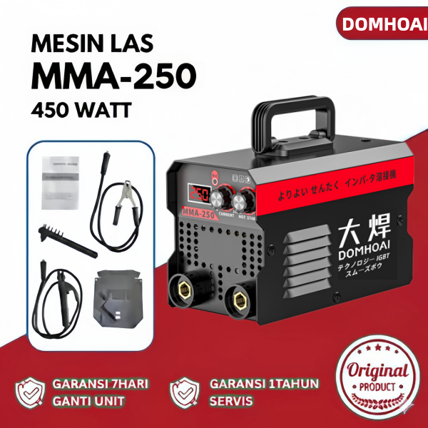 DOMHOAI mesin las 450 watt lengkap las listrik  mesin las inverter  Alat Las Besi Original Product G