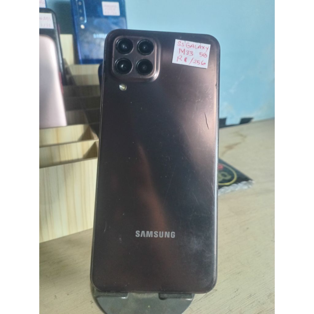 Samsung Galaxy M33 5G RAM 6 /128 I Samsung J2 prime Ram 1,5/8 GB HP second Siap Pakai HP Bekas
